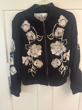 EUC Kimchi Blue Molly Embroidered Bomber Jacket
